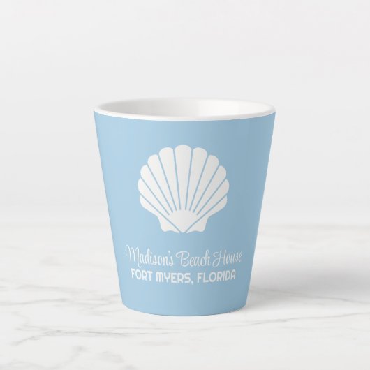 Individuelle Name, Standort und Farbähnlich Milchtasse (Vorderseite)