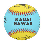 Individuelle Name, Standort und Farbe Shaka Baseball (Rückseite)