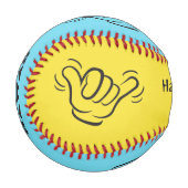 Individuelle Name, Standort und Farbe Shaka Baseball (Vorderseite Links)