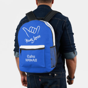 Individuelle Name, Standort und Farbe Shaka Bedruckter Rucksack