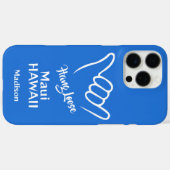 Individuelle Name, Standort und Farbe Shaka Case-Mate iPhone Hülle (Rückseite (Horizontal))
