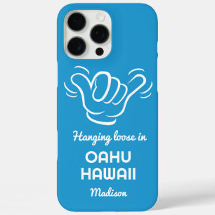 Individuelle Name, Standort und Farbe Shaka iPhone 16 Pro Max Hülle