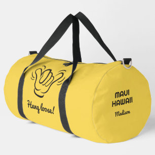 Individuelle Name, Standort und Farbe Shaka Duffle Bag