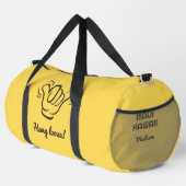 Individuelle Name, Standort und Farbe Shaka Duffle Bag (Rechte Ecke)