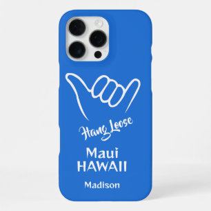 Individuelle Name, Standort und Farbe Shaka iPhone 16 Pro Max Hülle