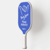 Individuelle Name, Standort und Farbe Shaka Pickleball Schläger (Links)