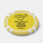 Individuelle Name, Standort und Farbe Shaka Pokerchips (Einzeln)