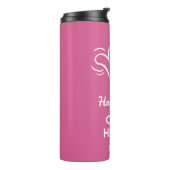 Individuelle Name, Standort und Farbe Shaka Thermosbecher (Nach links gedreht)