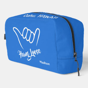 Individuelle Name, Standort und Farbe Shaka Waschbeutel