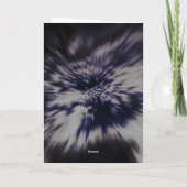 Individuelle Name Star Explosion Geburtstagkarte Karte (Rückseite)