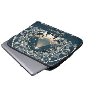 Individuelle Name Star of Wonder Nativity Dot Mand Laptopschutzhülle (Vorne Knopf)