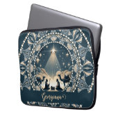 Individuelle Name Star of Wonder Nativity Dot Mand Laptopschutzhülle (Vorderseite Links)