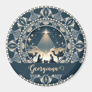Individuelle Name Star of Wonder Nativity Dot Mand Magnet