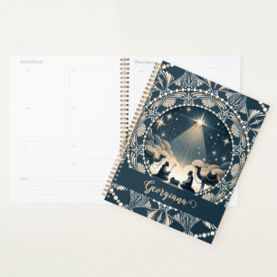 Individuelle Name Star of Wonder Nativity Dot Mand Planer