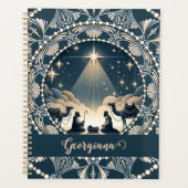 Individuelle Name Star of Wonder Nativity Dot Mand Planer (Vorderseite)
