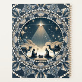 Individuelle Name Star of Wonder Nativity Dot Mand Planer (Rückseite)