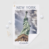 Individuelle Name Statue of Liberty Golfhandtuch (Insitu)
