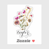 Individuelle Name Sticker (Blatt)