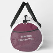 Individuelle Name Stilisierte Schmetterling Duffle Bag (Rechts)