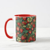 Individuelle Name Strawberry Pattern Tasse (Links)