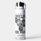Individuelle Name Street Bike Trinkflasche (Hinten)