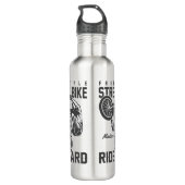 Individuelle Name Street Bike Wasserflasche Edelstahlflasche (Rückseite)