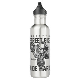 Individuelle Name Street Bike Wasserflasche Edelstahlflasche