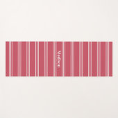 Individuelle Name Streifen Muster Yogmatte Yogamatte (Vorderseite (Horizontal))