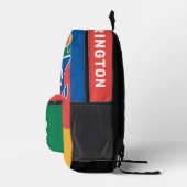 Individuelle Name Südafrika Bedruckter Rucksack (Rechts)