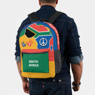 Individuelle Name Südafrika Bedruckter Rucksack