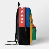 Individuelle Name Südafrika Bedruckter Rucksack (Links)
