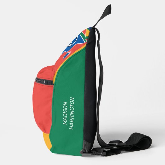 Individuelle Name Südafrika Crossbody Bag (Rechts)