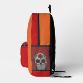 Individuelle Name Sugar Skull Bedruckter Rucksack (Rechts)