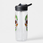 Individuelle Name Sugar Skull Trinkflasche (Links)