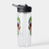 Individuelle Name Sugar Skull Trinkflasche (Rechts)