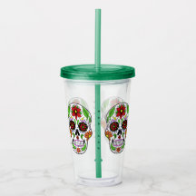 Individuelle Name Sugar Skull Tumblers