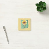 Individuelle Name Sunflower Post It Notes Post-it Klebezettel (Büro)