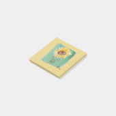 Individuelle Name Sunflower Post It Notes Post-it Klebezettel (angewinkelt)