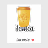 INDIVIDUELLE NAME SUNSCREEN AUFKLEBER (Blatt)