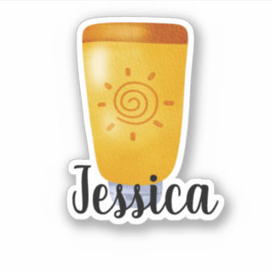 INDIVIDUELLE NAME SUNSCREEN AUFKLEBER