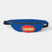Individuelle Name Superhero Bauchtasche (Vorderseite)