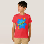 Individuelle Name Superhero Boy's T-Shirt (Vorne ganz)
