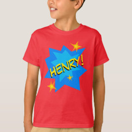 Individuelle Name Superhero Boy's T-Shirt