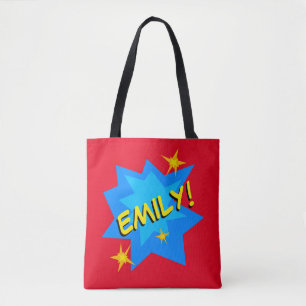 Individuelle Name Superhero Tasche
