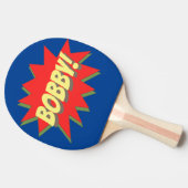 individuelle Name Superhero Tischtennis Schläger (Seitenansicht)