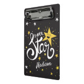 Individuelle Name Superstar Mini Klemmbrett (Gewinkelt2)