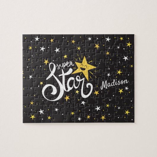 Individuelle Name Superstar Puzzle (Horizontal)