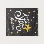 Individuelle Name Superstar Wandteppich (Vorderseite (Horizontal))