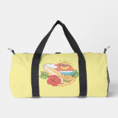 Individuelle Name Surfer Duffle Bag (Vorderseite)
