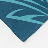 Individuelle Name Surfer Fleece Decke (Ecke)